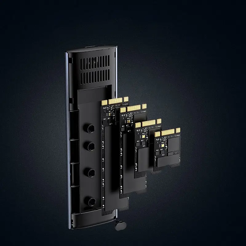 Зовнішня кишеня для SSD M.2 (NVME) M-KEY UGREEN 3.1 GEN2 CM400 сіра - фото 4