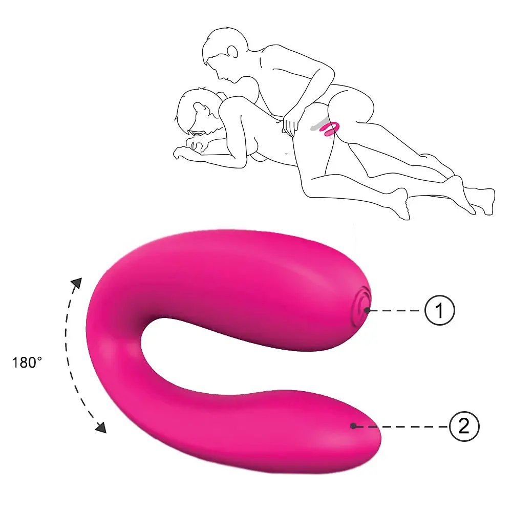 Вибратор Clara Morgane Sweet Couple 6.8 см (розовый) - фото 3