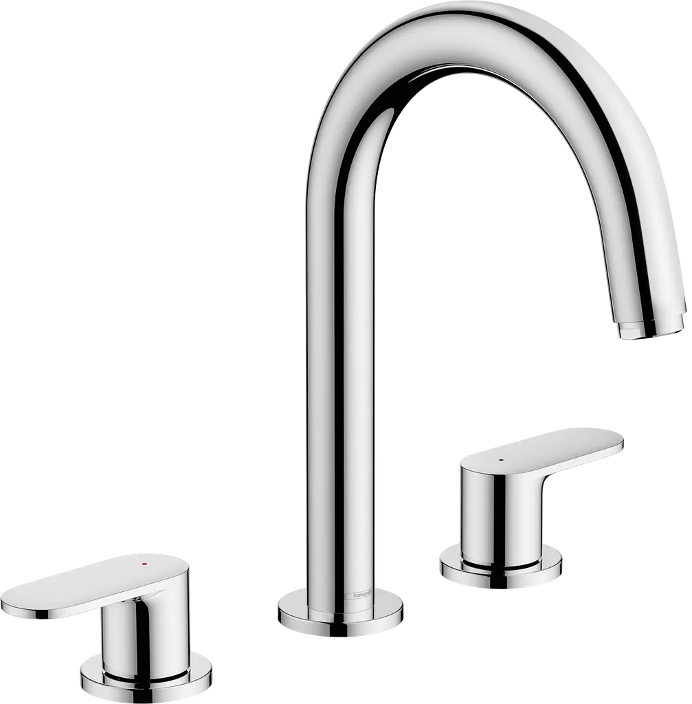 Змішувач Hansgrohe Vernis Blend для умивальника на 3 отвори з донним клапаном pop-up Chrome 71553000 Хром