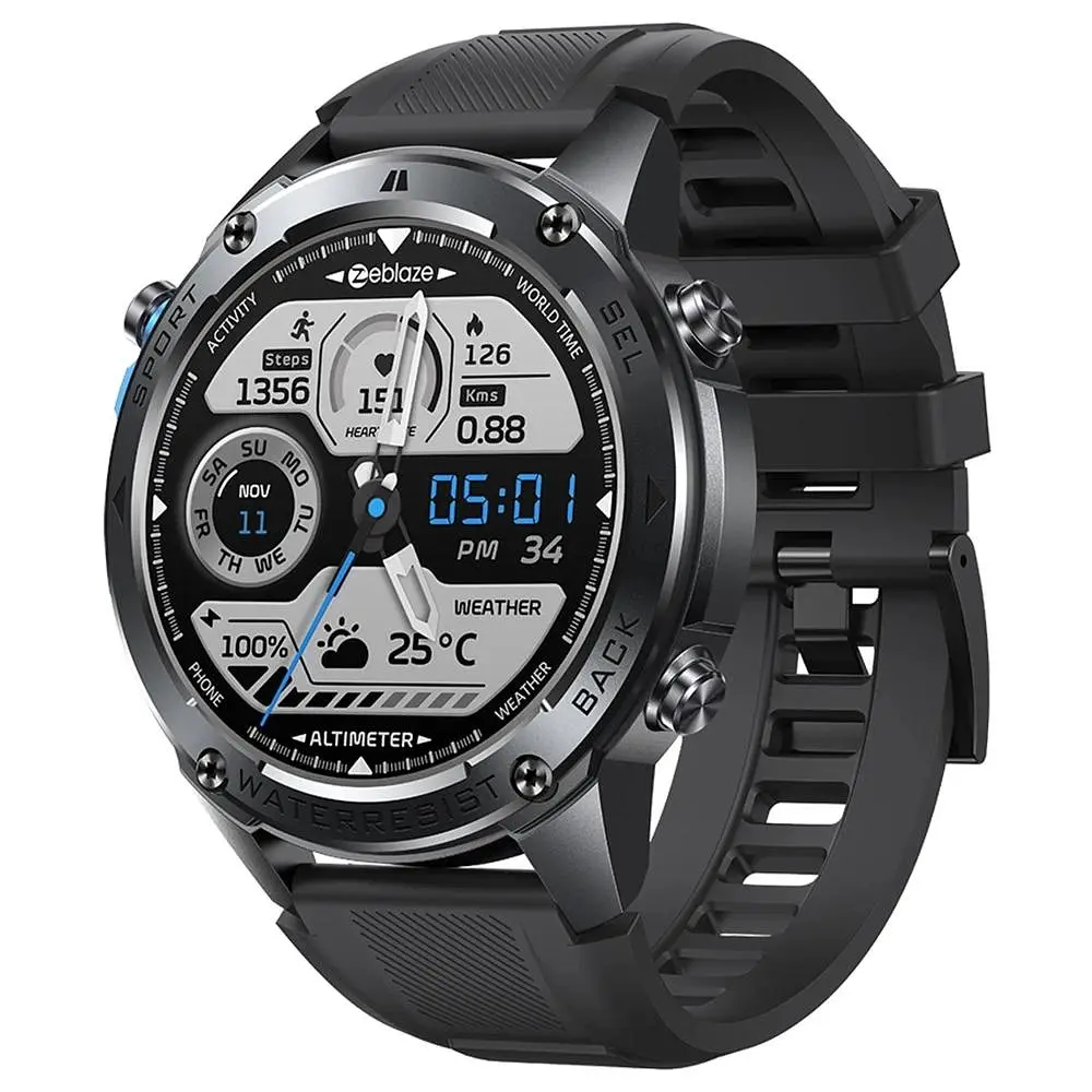 Смарт-часы Zeblaze Stratos 2 Ultra black - фото 2
