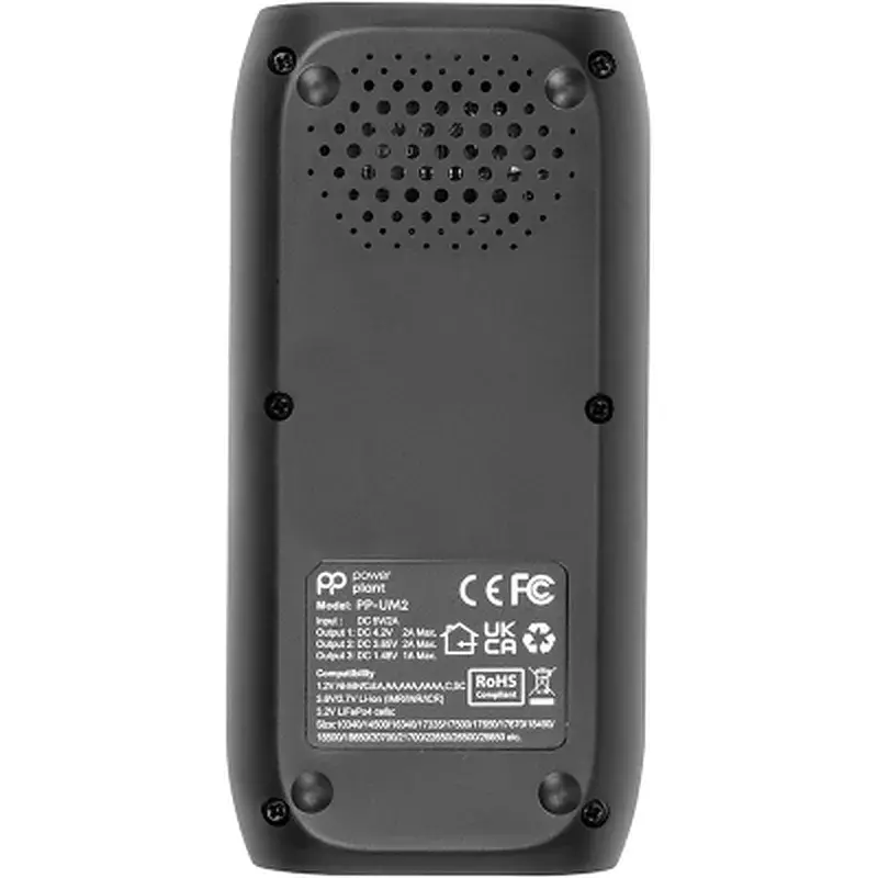 Зарядний пристрій для акумуляторів PowerPlant PP-UM2 (Ni-Mh, Ni-Cd, Li-ion, LiFePO4 / input DC 5V/2A) (AA620180) - фото 3