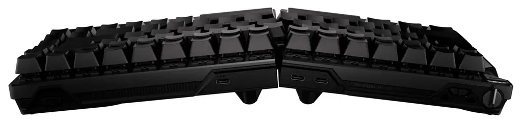 Клавіатура ASUS ROG Falcata Split 83key Magnetic Switch USB-A/WL/BT EN RGB Black (90MP043H-BKUA20) - фото 8