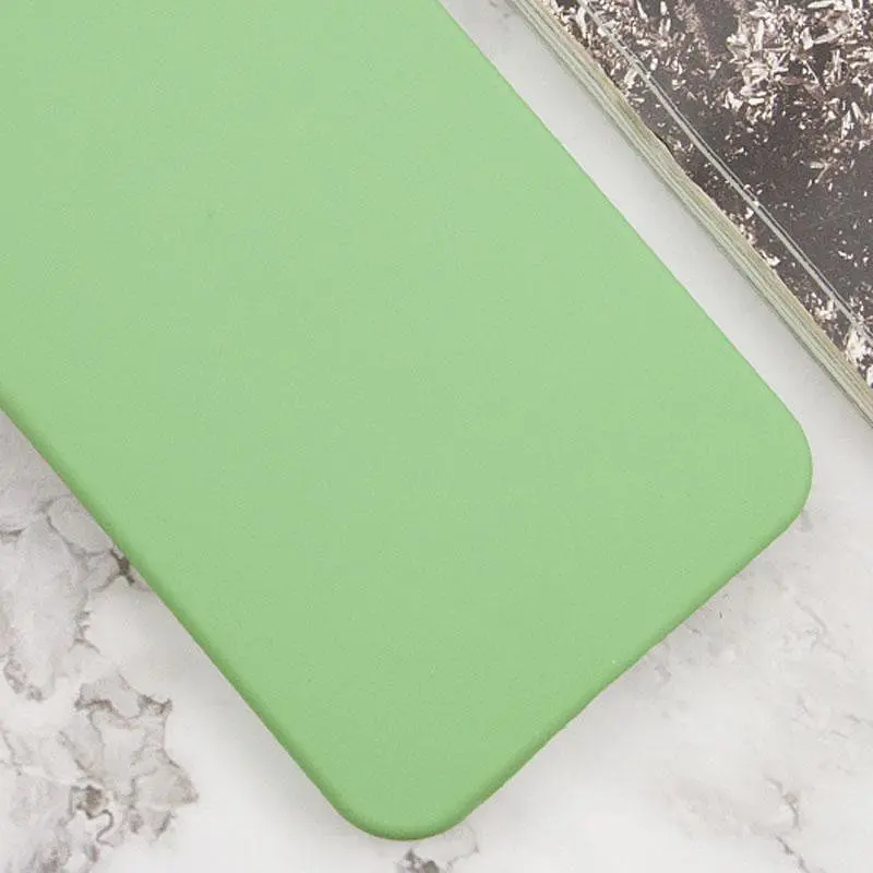 Чехол TPU GETMAN Liquid Silk Full Camera для Xiaomi Redmi Note 13 Pro 4G / Poco M6 Pro 4G / Note 14S Зеленый / Pistachio - фото 2