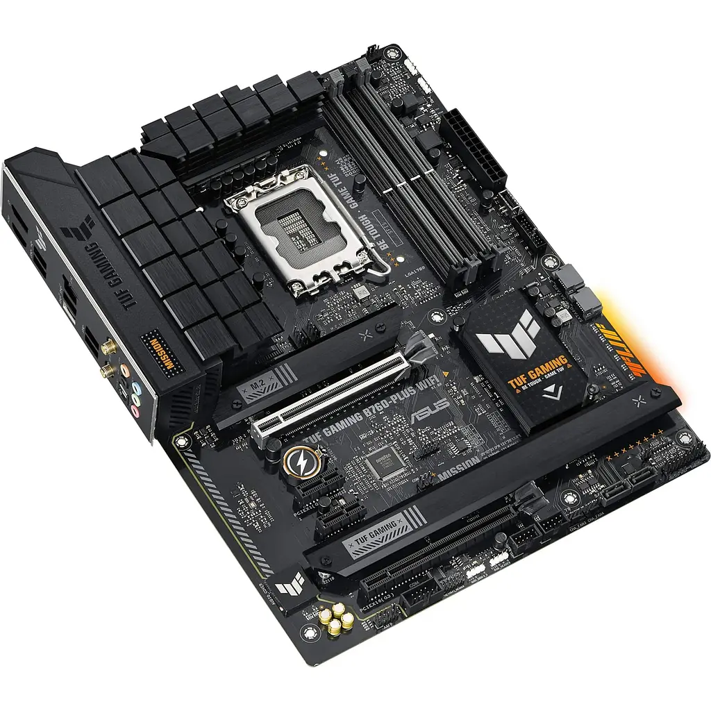 Материнская плата Asus TUF Gaming B760-PLUS WIFI s1700 B760 4xDDR5 M.2 HDMI DP Wi-Fi BT ATX - фото 4