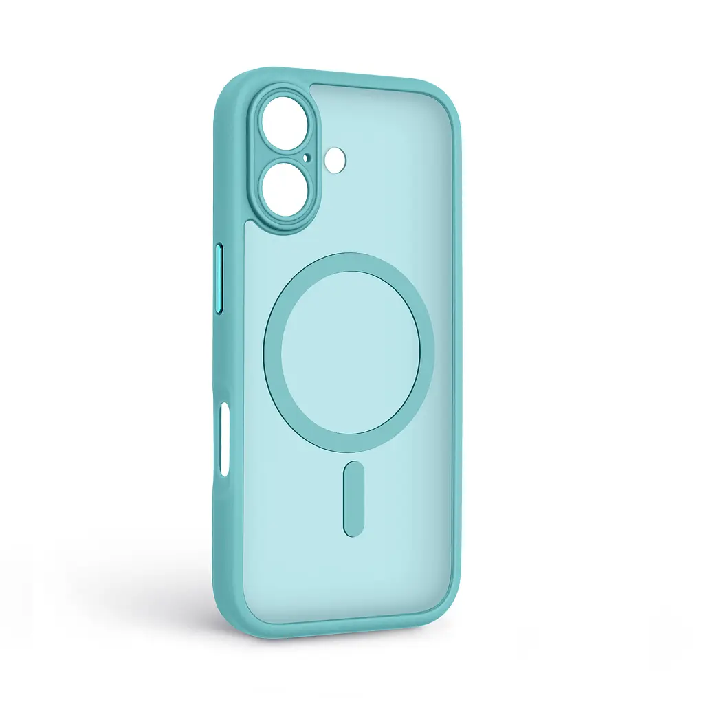 Чехол для Apple iPhone 17, Lush MagCase, бирюзовый, противоударная панель-накладка из TPU и PC, полупрозрачный чехол с MagSafe (с магнитом), с защитой камеры, поддержка беспроводной зарядки, защита всего корпуса, ArmorStandart (ARM87487) - фото 2