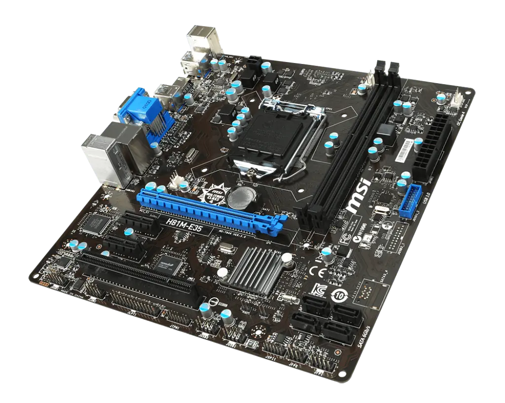 Материнська плата MSI H81M-E35 LGA 1150 (H81M-E35) Б/В - фото 2