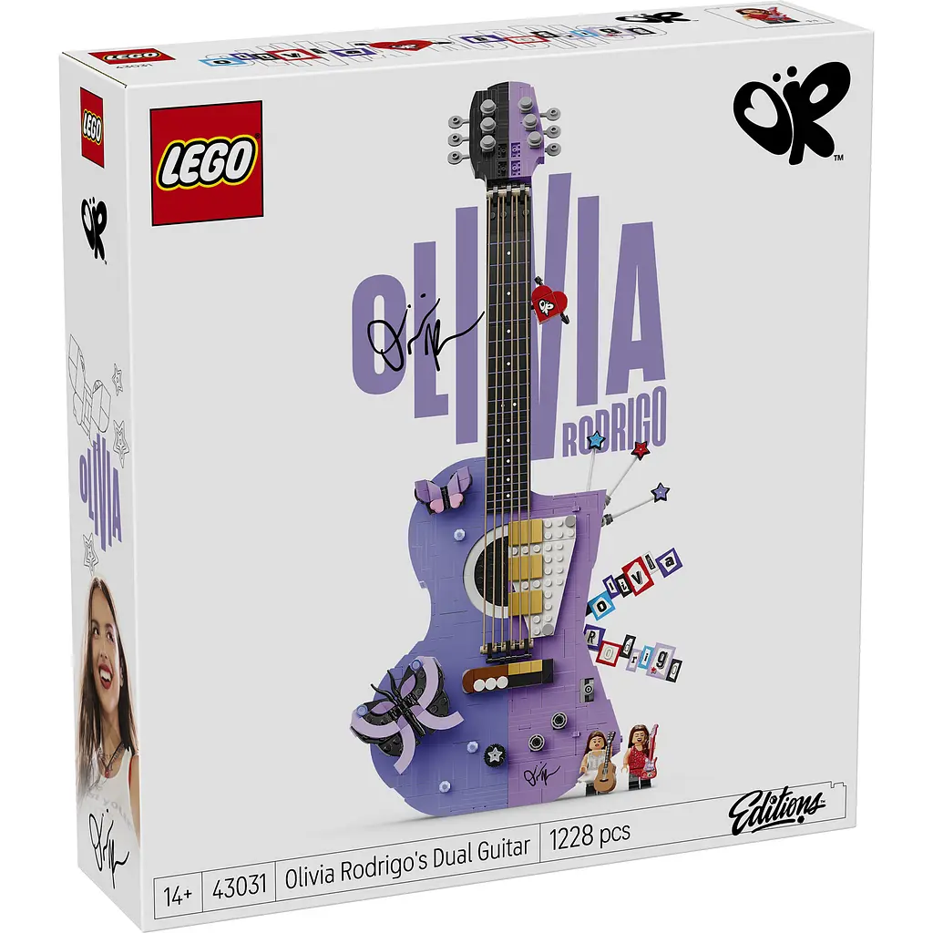 Конструктор LEGO Editions Music Подвійна гітара Олівії Родріґо 1228 ел. (43031) - фото 2