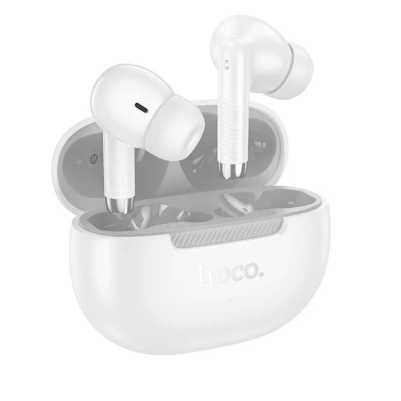 Наушники беспроводные Hoco EQ24 Estrella TWS Bluetooth 5.4 стереогарнитура в кейсе белые - фото 2