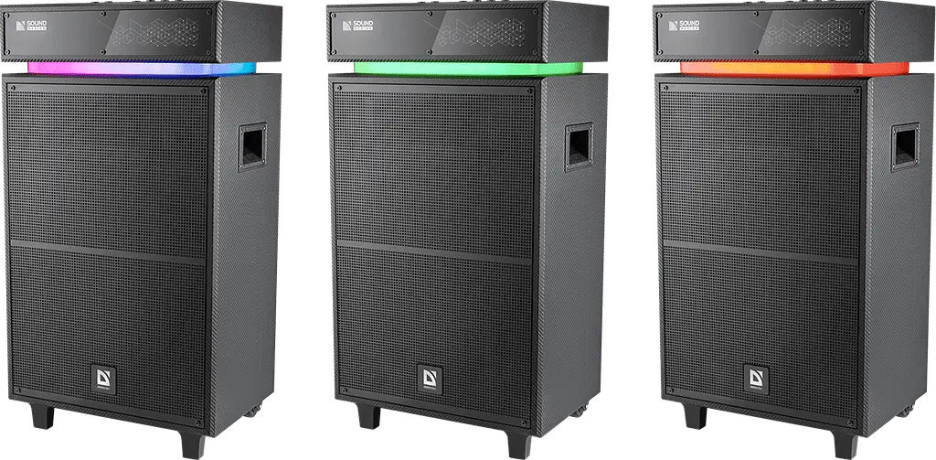 Портативна акустика Defender Sound Factory 140Вт Black (65093) (7151834) - фото 8