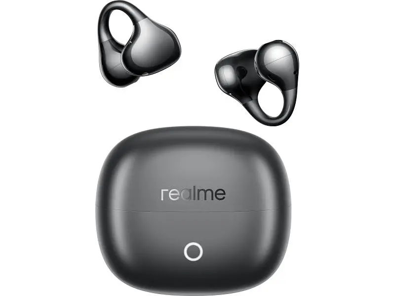 Навушники Realme Buds Clip Titanium Black - фото 2