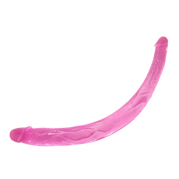 Двосторонній фалоімітатор Double Dones Dildo рожевий - фото 2
