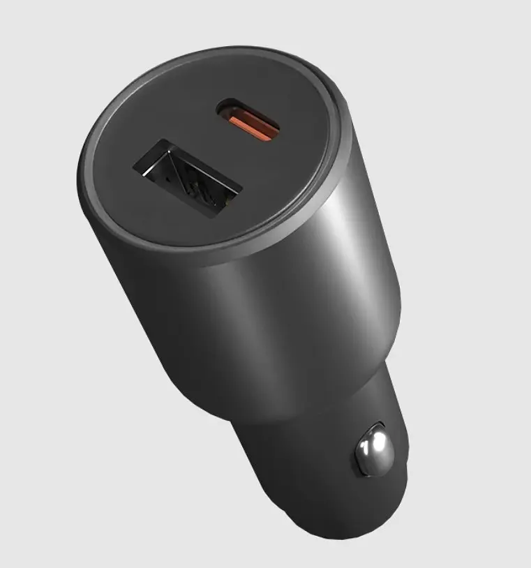 Автомобільний зарядний пристрій Xiaomi 43W USB-A+USB-C Dual Port Car Charger - фото 5