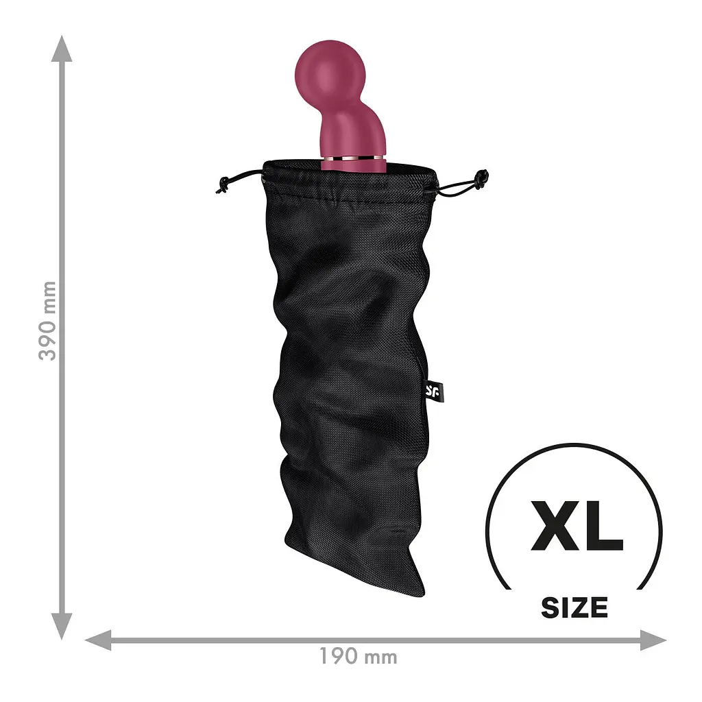 Мішечок для зберігання іграшок Satisfyer Treasure Bag XL Black Satisfyer IG059518; SX0552 98418