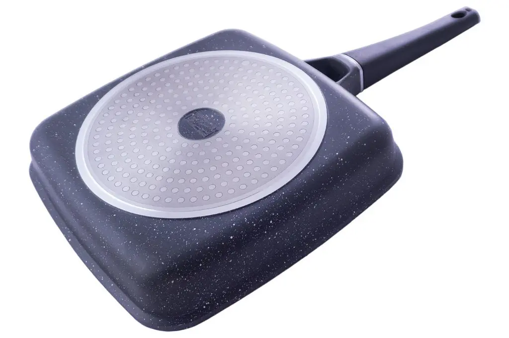 Сковорода гриль квадратна антипригарна Maestro MR-4826 26 см Granite литий алюміній ручка, що знімається - фото 2