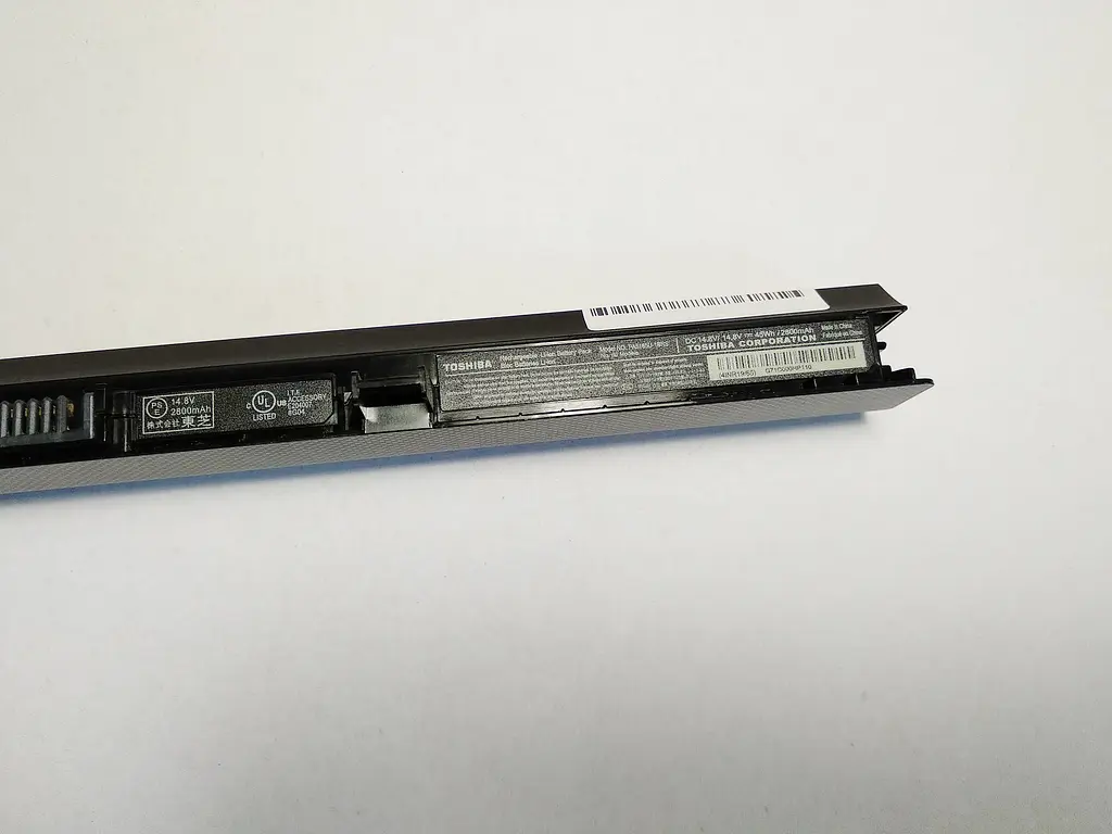Акумулятор для ноутбука Toshiba PA5186U, 45Wh (2800 mAh), 4cell, 14.8V, Li-ion, чорний - фото 3