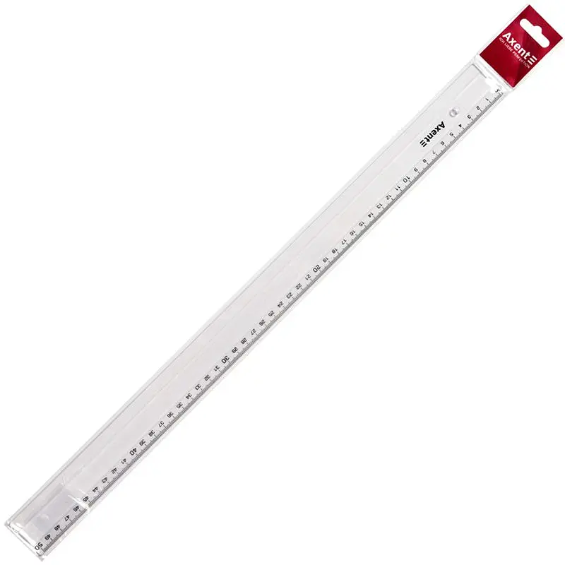 Линейка Axent пластиковая прозрачная 50 см (7350-A) - фото 2