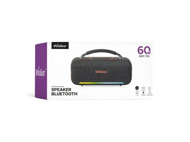 Портативна колонка Walker WSP-750 black - фото 4