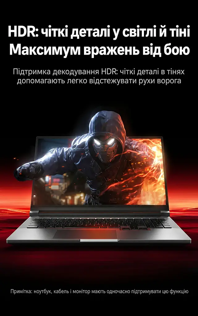 Док-станція USB-C UGREEN Revodok CM818 6 в 1 DisplayPort 1.4 4K 60 Гц 2K 120 Гц 1080p 144 Гц потрібен USB-C з DisplayPort Alt Mode режими HDR і VRR потребують підтримки джерелом кабелем та дисплеєм 2 USB-A та 2 USB-C для даних USB 3.2 Gen 2 до 10 Гбіт/с вхід USB-C PD 3.0 до 100 Вт наскрізне заряджання потребує зарядного пристрою PD і кабелю USB-C ↔ USB-C дублювання/розширення Windows macOS Linux кабель в обплетенні 0,3 м космічний сірий (75244) - фото 12