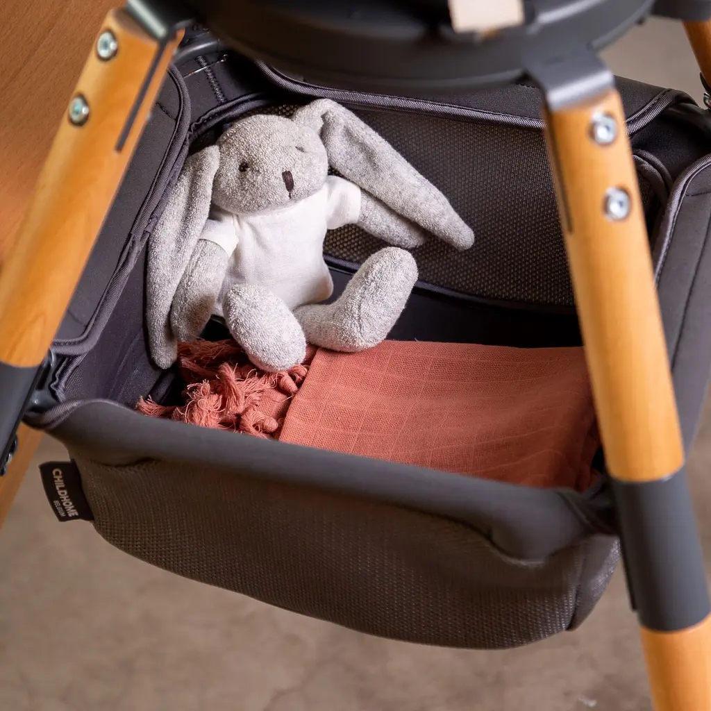 Корзина для речей до стільця для годування Childhome Evolu антрацит (CHEVOBASA) - фото 5