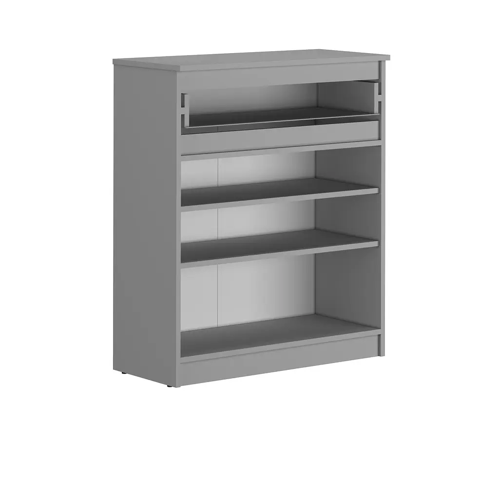 Тумба для взуття MebelStar Нео 80x35x95 см Дуб бурштиновий (MBS-1249) - фото 3