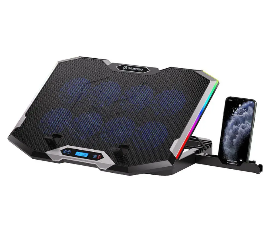 Охолоджувальна підставка для ноутбука до 21 дюймів GamePro GPCP-870 8xfans - фото 2