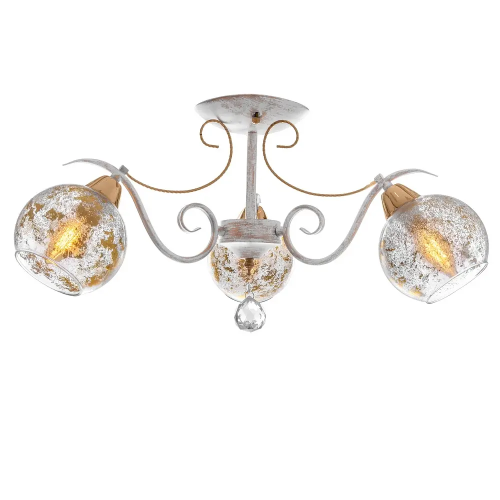 Люстра потолочная Brille классическая E14 40W WH (BKL-596C/3) - фото 4