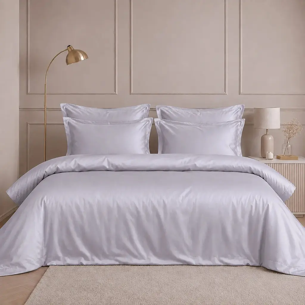 Наволочка MirSon Tencel Light Ivory 60х60 см айворі (2200013881810) - фото 3