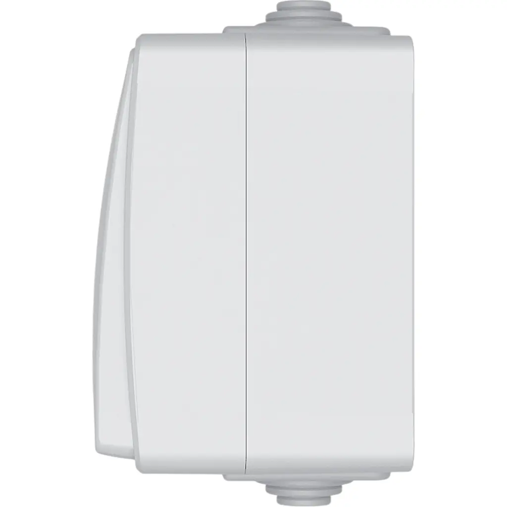 Вимикач зовнішній одноклавішний Videx Binera прохідний сірий IP 65 1 шт. - фото 3