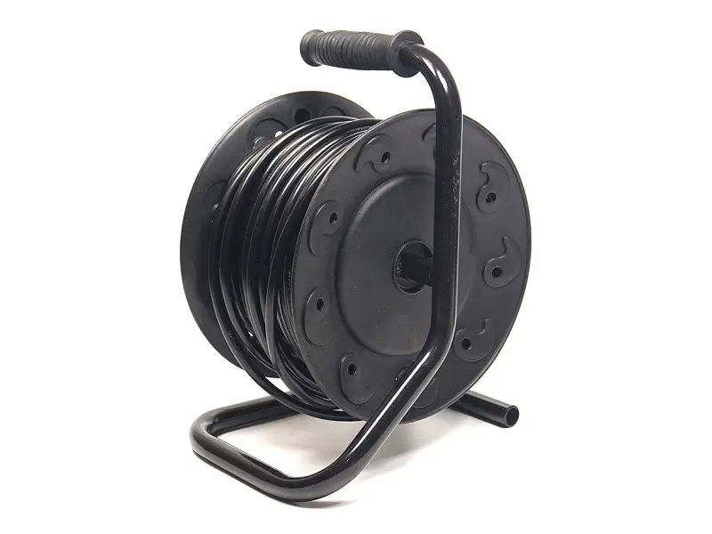 Подовжувач з котушкою PowerPlant JY-2002/50 50 м, 4 розетки (PPRA10M500S4) - фото 2