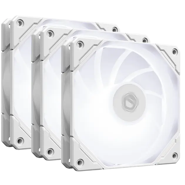 Вентилятор ID-Cooling TF-12025-Pro SW Trio White