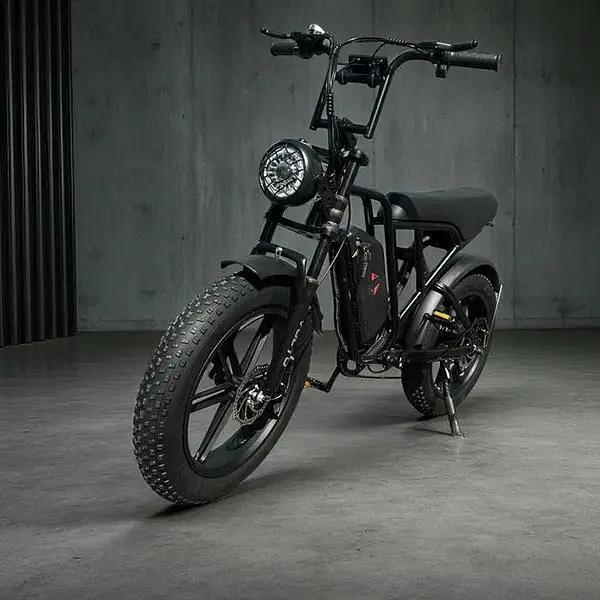 Електровелосипед Volto Vortex 22" фетбайк 1000W 48V 19Ah PAS система чорний - фото 3