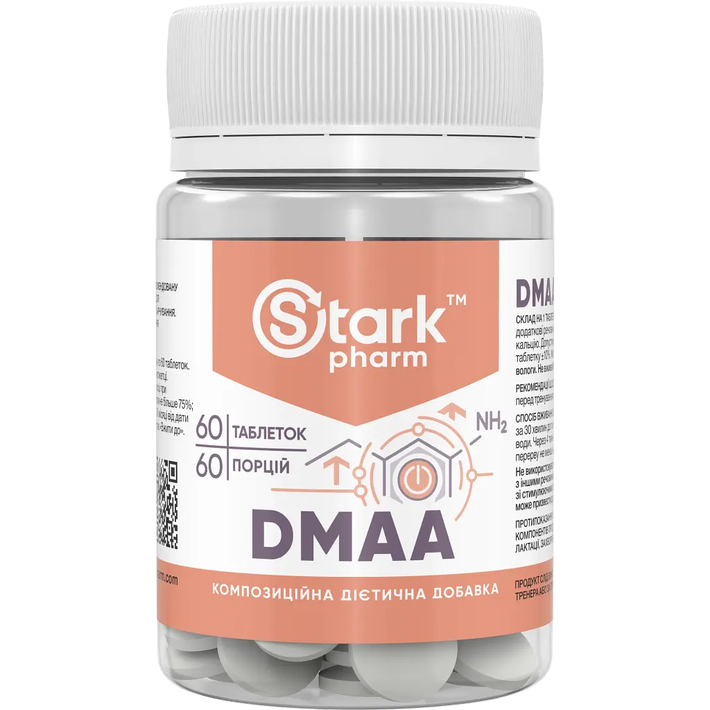 Передтренувальний комплекс Stark Pharm DMAA 50 мг 60 таблеток