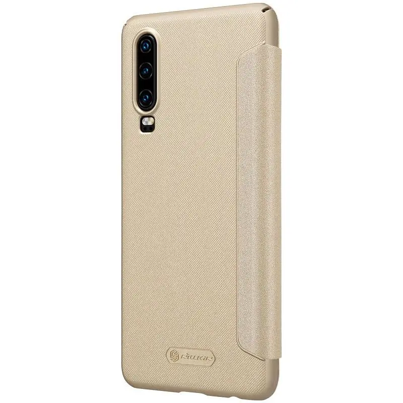 Чохол-книжка Nillkin Sparkle Leather Case HuAwei P30 Gold - фото 3