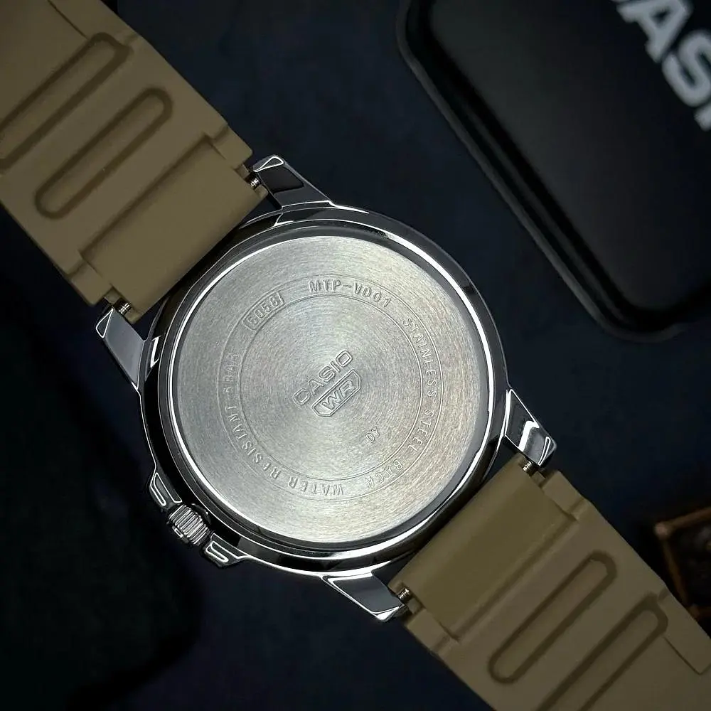 Чоловічий годинник Casio MTP-VD01-5E Сріблястий ( AT1141-0202 ) - фото 7