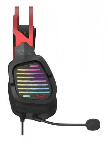 Навушники Bloody G560 Sports Red ігрові, мікрофон, Hi Fi, 7.1 віртуальний звук, RGB підсвічування, USB - фото 4