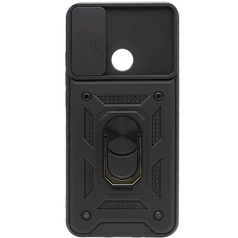 Чехол Ummi Camshield Serge Ring для Xiaomi Redmi 9C / Redmi 10A Черный / Black - фото 2