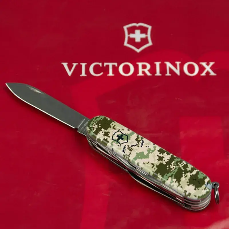 Ніж Victorinox Huntsman Army 91 мм Піксель (1.3713.3_W3940p) - фото 5
