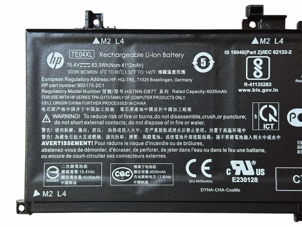 Акумулятор для ноутбука HP Pavilion 15-BC Omen 15-AX серії TE04XL - фото 3