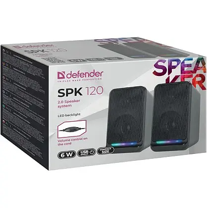 Акустична система Defender SPK 120 Black - фото 7