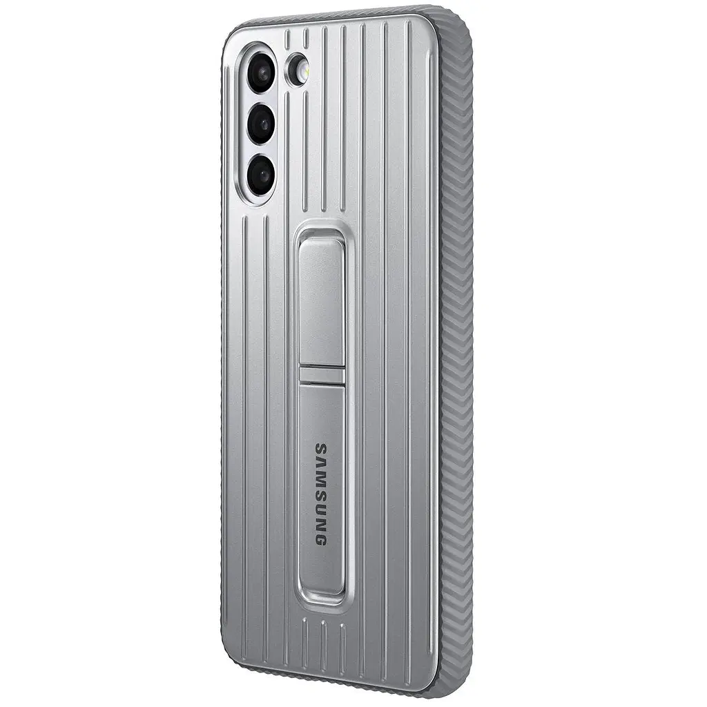 Чохол протиударний із підставкою Protective Rugged Standing Cover EF-RG996 для Samsung Galaxy S21 Plus Silver - фото 3
