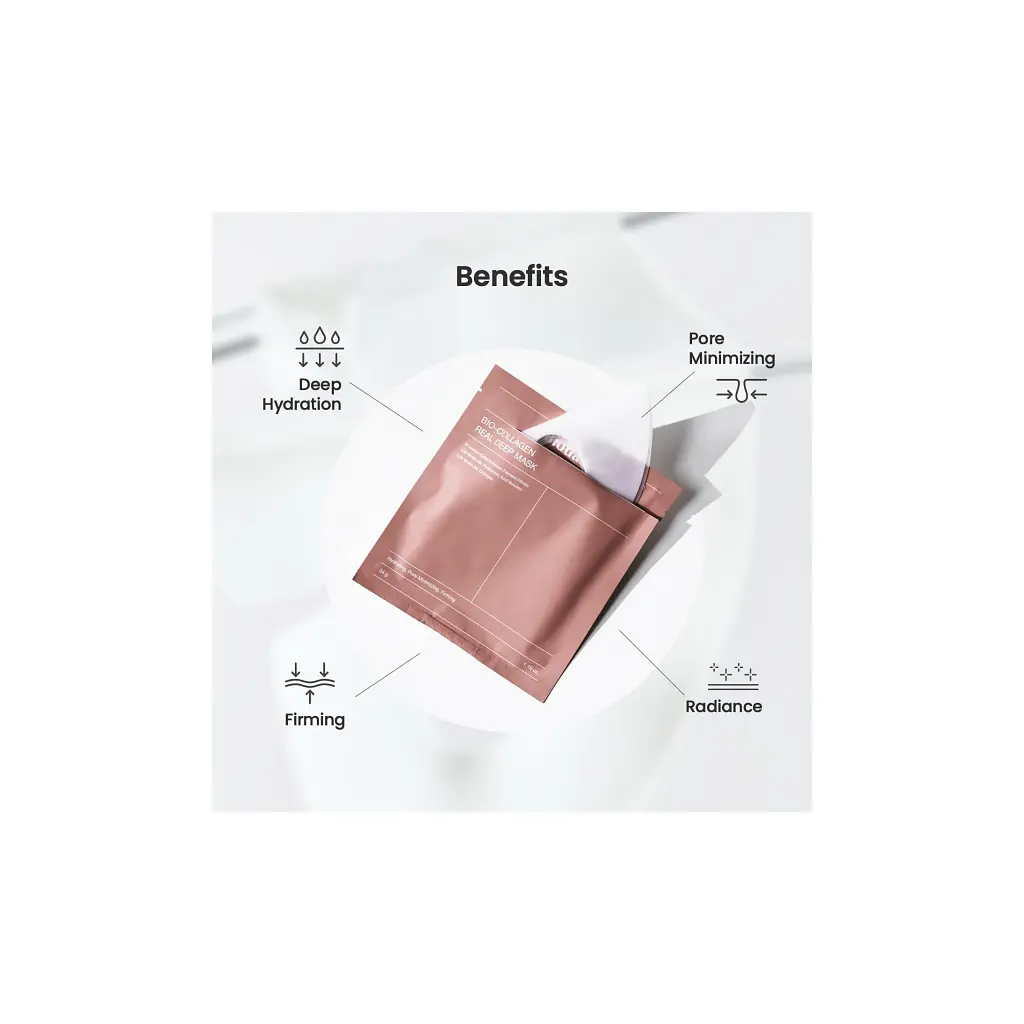 Маска для обличчя Biodance Bio Collagen Real Deep Mask Sheet 4 х 34 г (8809937361060) - фото 2