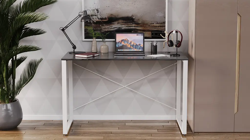 Письмовий стіл Ferrum-decor Серії Конект 75x120x60 білий ДСП Сосна Кембра 16мм (FRD-104212) - фото 4