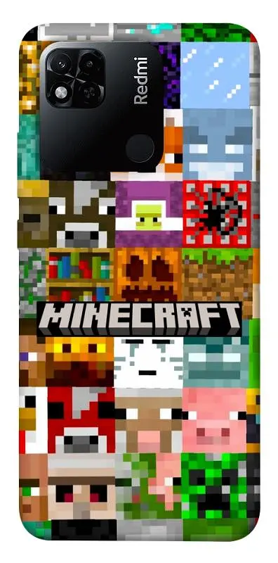 Чохол Demsky Minecraft collage для Xiaomi Redmi 10A