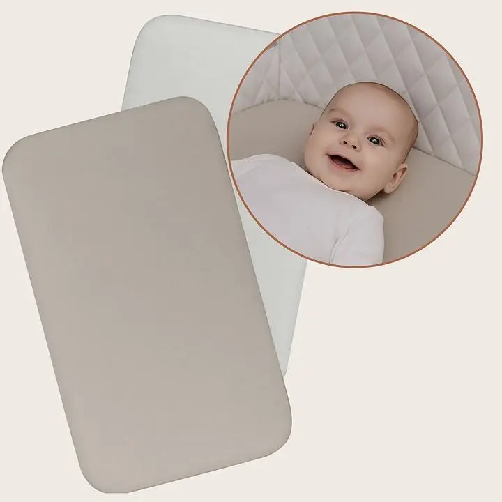 Простыня Lionelo Bamboo Sheet Off White Beige 80 x 42 см (LO-BAMBOO SHEET OFF WHITE BEIGE 80x42) 2 шт. - фото 3