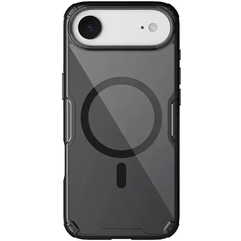 TPU чохол Nillkin Nature Pro Magnetic для Apple iPhone 17 Air (6.5) Чорний (прозорий) - фото 2