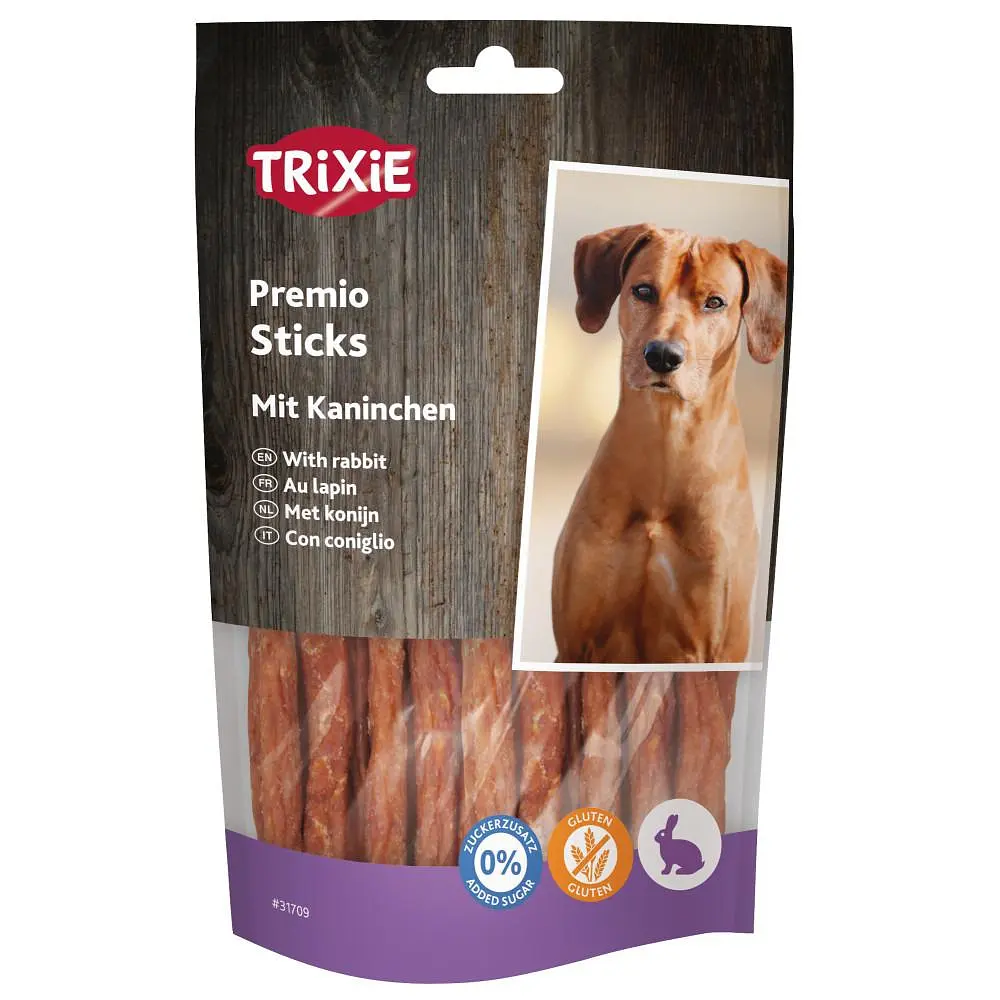 Ласощі Trixie Premio Rabbit Sticks для собак палички з кроликом 100 г (арт.31709)