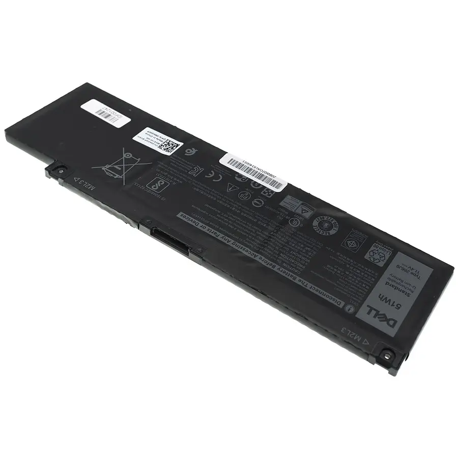 Акумулятор для ноутбука Dell 266J9 (G3 15 3590, G3 15 3500, G3 15 5500, Inspiron 14 5490) 11.4V 4255 mAh 51Wh Black (0M4GWP) - фото 2