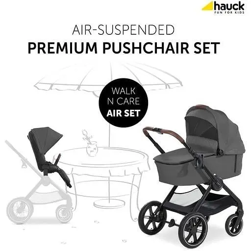 Універсальна коляска 2 в 1 Hauck Walk N Care Air Dark Grey, темно-сіра (16548-5) - фото 11