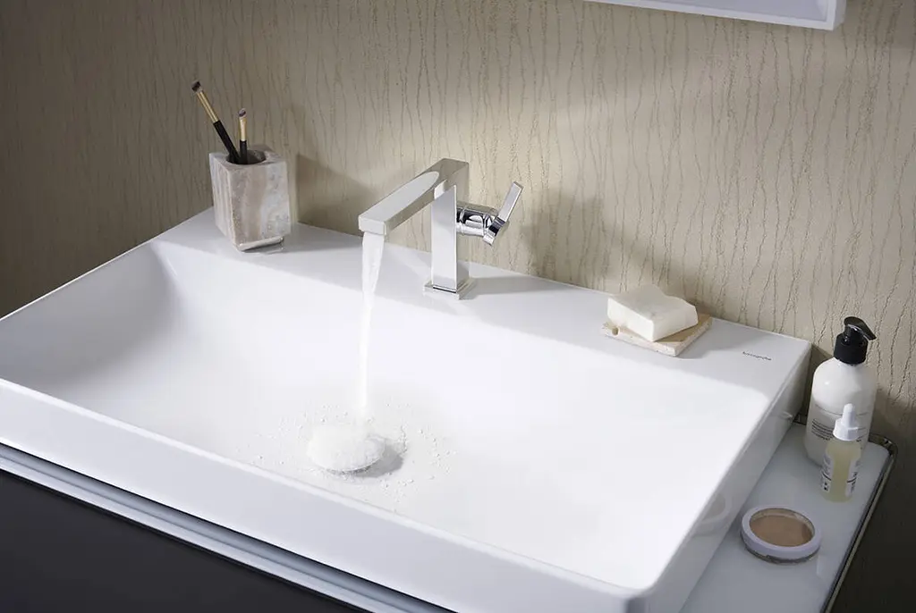 Змішувач для умивальника Hansgrohe Tecturis E CoolStart EcoSmart+ з д/к push-open chrome 73020000 - фото 4