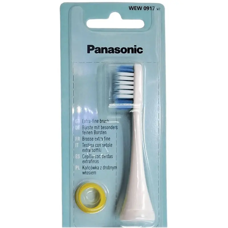 Сменные насадки для электрической зубной щетки Panasonic WEW0917W803, 2 шт. - фото 2